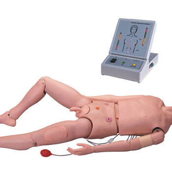 成人护理及CPR示教模拟人，心肺复苏与护理一体功能模型人