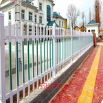 专业生产pvc小区护栏、电力安全塑钢护栏、蓝白间隔pvc护栏