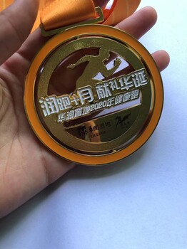 旋轉獎牌制作，抽芯獎牌定制，金屬雙面獎牌定做