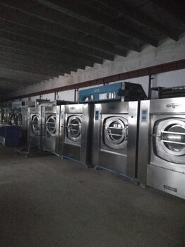 威海出售二手宾馆水洗厂大型布草洗涤设备海狮牌水洗机
