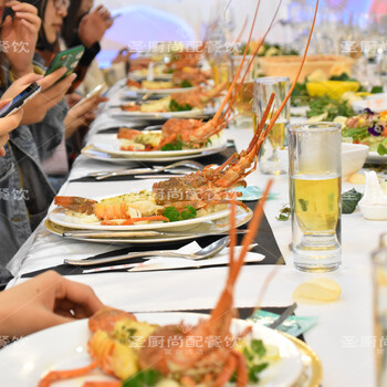 佛山围餐酒席大盆菜自助餐茶歇会烧烤上门承办