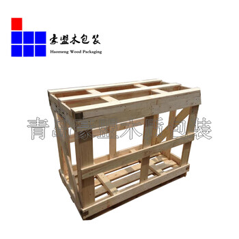 青岛出口包装箱免熏蒸胶合板材质木箱出口支持上门封箱
