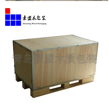 豪盟木质包装托盘厂家定制木箱包装箱出口免熏蒸