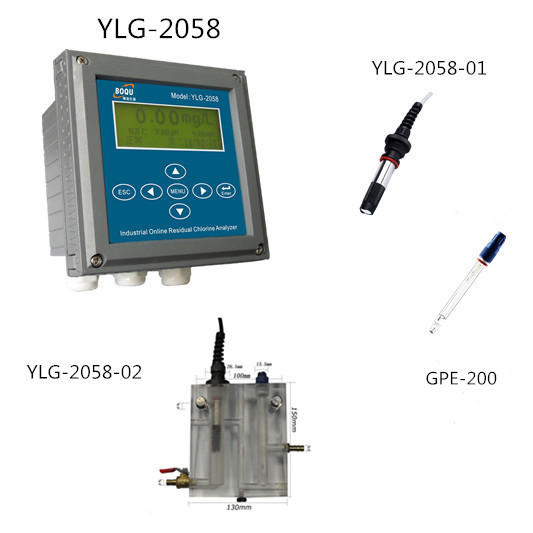 高智能中文在线余氯分析仪YLG-2058