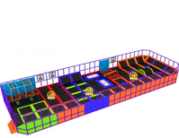 游乐设备厂家新款儿童室内乐园淘气堡定做大型组合超级蹦床公园图片5
