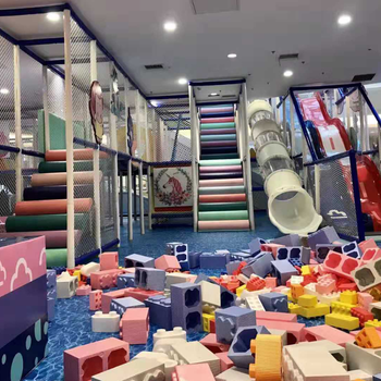 2019浙江工厂马卡龙系列淘气堡室内儿童游乐园设备