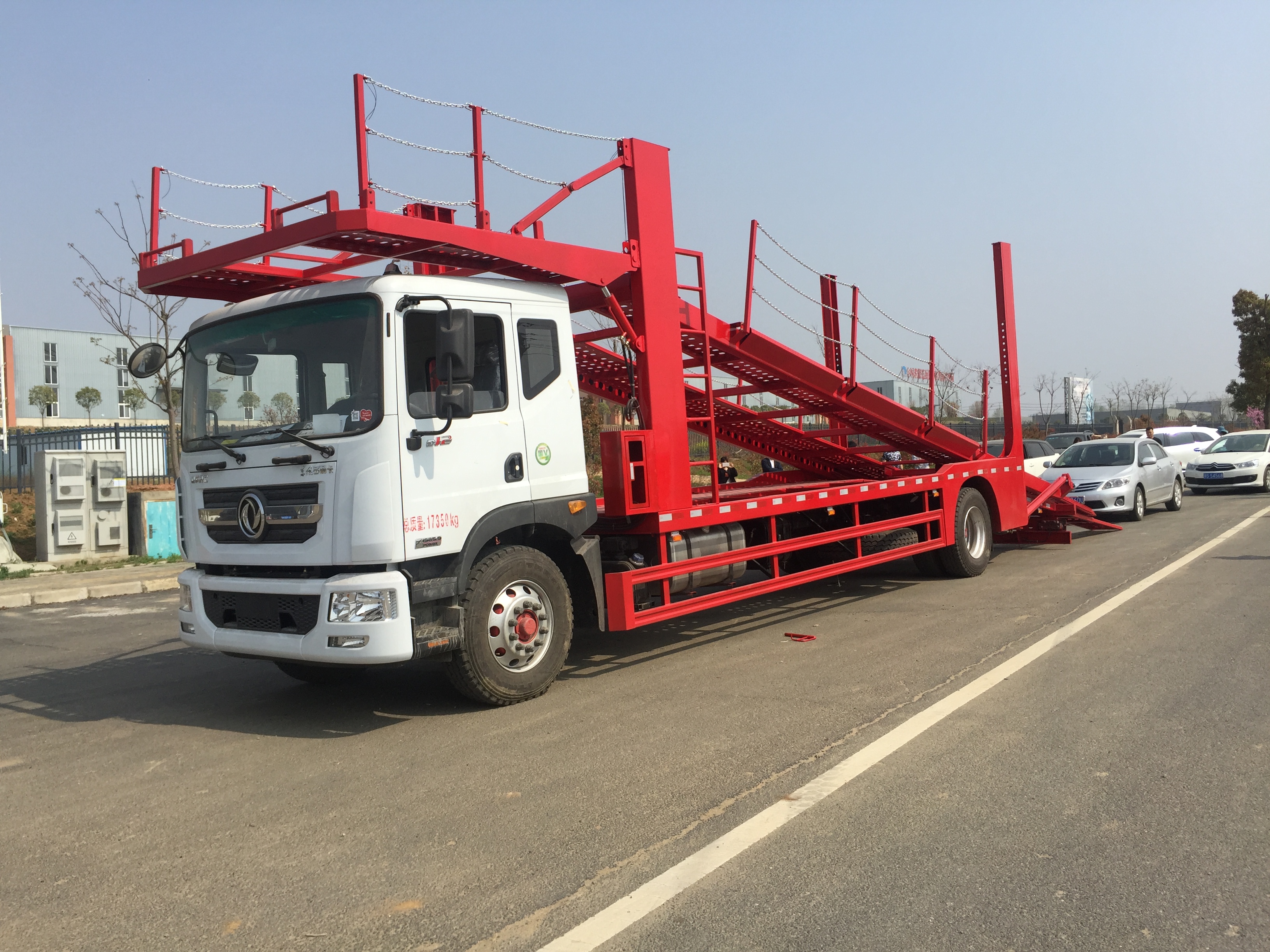 平板道路清障车_清障运输车