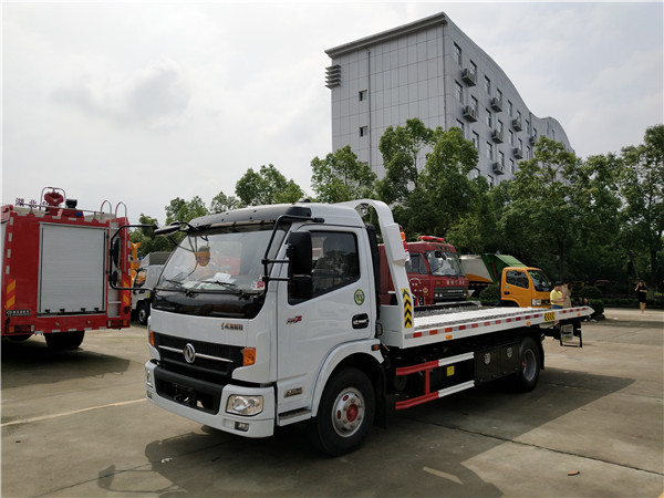 国五一拖二平板清障车-道路救援车价格实惠-清障车厂家报价