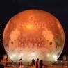 大型時尚潮流中秋發(fā)光月球制作租賃_發(fā)光玉兔尺寸定制出售中秋節(jié)