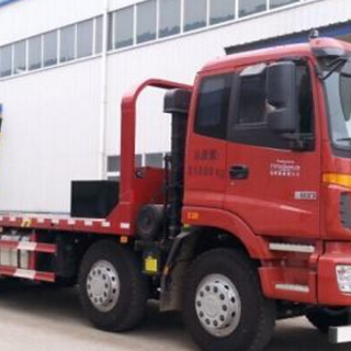 福田欧曼挖机平板拖车/大型挖机平板运输车全国可分期安全可靠图片1