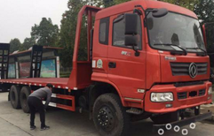 东风挖机运输车支持送车服务行业/东风平板拖车全国可联保厂家图片4