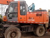 日立ZX160轮式挖掘机二手轮胎挖机价格