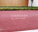 浙江省绍兴市绍兴县小区绿化工程沥青路面改色喷涂彩色路面喷涂