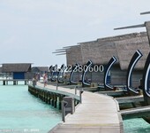 水上房船宾馆船屋休闲马尔代夫木船旅游住宿木船欧式茅草船景观船