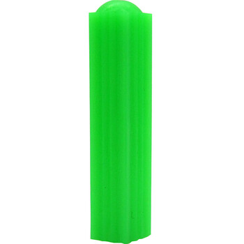 塑胶紧固件厂家供应尖尾直通型绿色塑料膨胀管国标6mm预埋锚栓实心墙胶塞