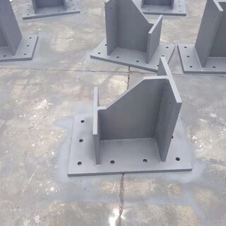 杭州厂家焊接管,声屏障立柱预埋T钢，定位法兰盘图片5