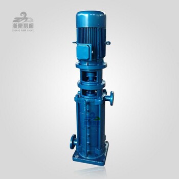 油田排水立式多级离心泵65DL30-80X5增压泵/流量8.3L/S扬程80M
