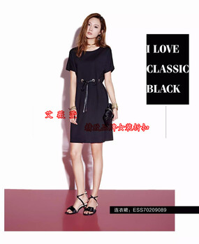 廣西新款女裝夏季潮牌時(shí)尚年輕純棉女裝折扣批發(fā)