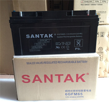 SANTAK山特蓄电池12V65AH广西营销商