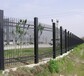 佛山锌钢护栏厂家，抗晒防老化高速公路护栏两旁防抛物隔离护栏，小区围墙代替栏