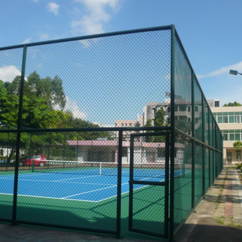 肇庆日字型球场围网，扁铁式金属围网篮球操场运动场围网厂家