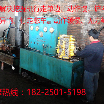 江华县卡特挖掘机维修液压油温高问题