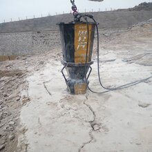 黑河无法爆破开挖石头分裂机图片