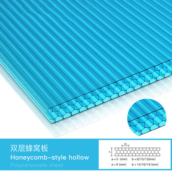 湖南怀化阳光板价格湖南耐力板厂家塑料中空板价格透明采光板