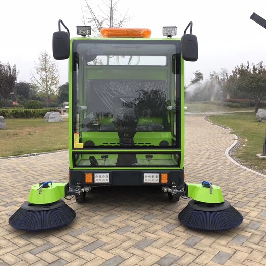 厂区道路清扫车小型工厂扫地车驾驶式扫地机多功能扫地车