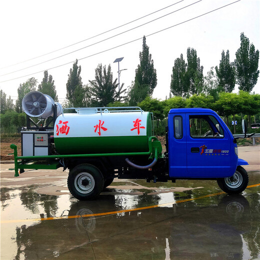 三轮洒水车雾炮洒水车小型洒水车工地降尘车