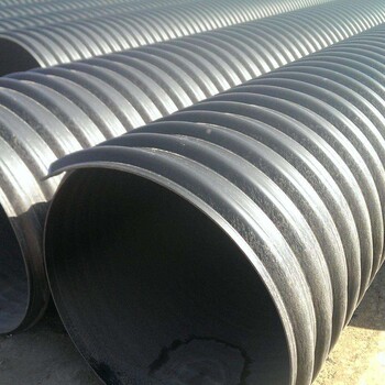 聚乙烯HDPE钢带增强螺旋波纹管成都厂家