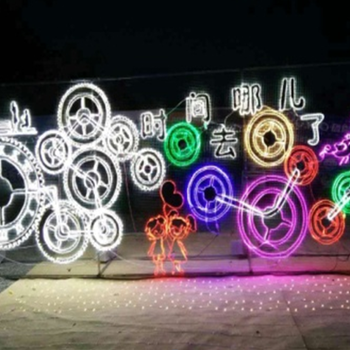 灯展设计制作厂家LED圣诞树生产