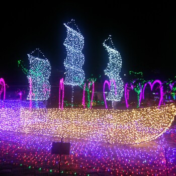 圣诞树生产制作灯光造型出售工厂