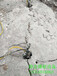 林芝地区矿山硬石头开采液压劈裂棒视频
