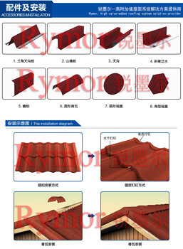 北京彩石金属瓦品牌供应金属瓦施工
