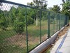 高明养鱼塘防护网价格学校操场围栏网包塑菱形勾花网