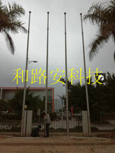 坪山企业旗杆厂家定做,旗杆旗台设计制作厂家图片