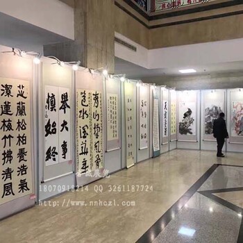 八棱柱展板租赁，书画展板字画展板摄影展板价格实惠