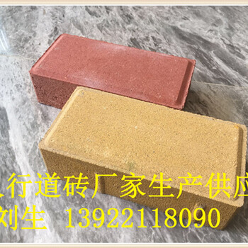广州环保彩砖建菱砖植草砖供应厂家