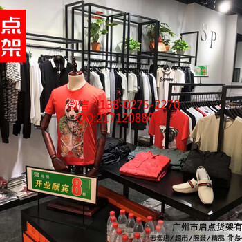 萊克斯頓帶你領(lǐng)略商務(wù)男裝的時(shí)尚商務(wù)休閑男裝貨架