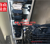 服装店展示架黑白时尚男女装货架落地式组合高档简约服装陈列架