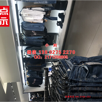 服装店展示架黑白时尚男女装货架落地式组合简约服装陈列架