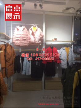 淑女风白色新款服装展示架