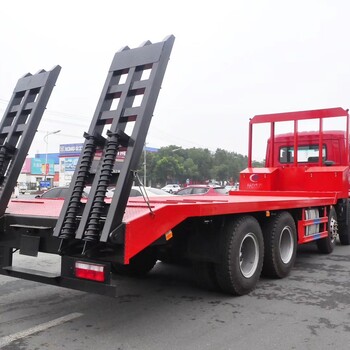 新品上市后八陕汽轩德X6大型平板运输车价格配置图片