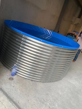 高密度養殖帆布魚池-圓形高密度養殖帆布魚池