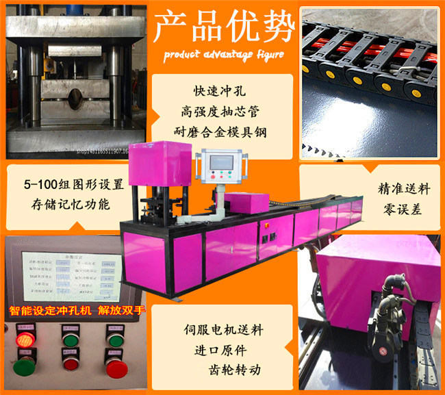 邯郸魏县预先支护小导管打眼机体育器材圆管冲孔机研发