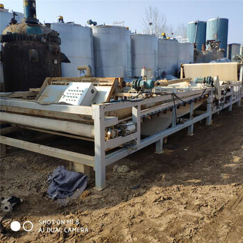 南京二手带式压滤机回收洗沙场污水处理设备