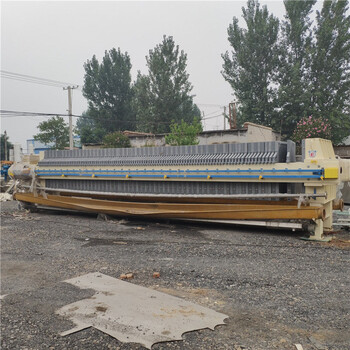 扬州出售二手污泥脱水压滤机污泥脱水设备,二手板框式自动压滤机