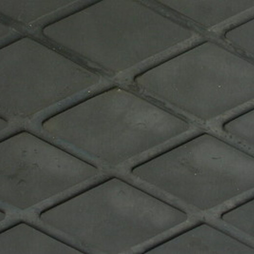 威普斯菱形橡胶板子,上海耐磨菱形橡胶板服务