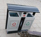 公园垃圾箱分类环保桶四川垃圾桶厂家制造青蓝镀锌果皮箱